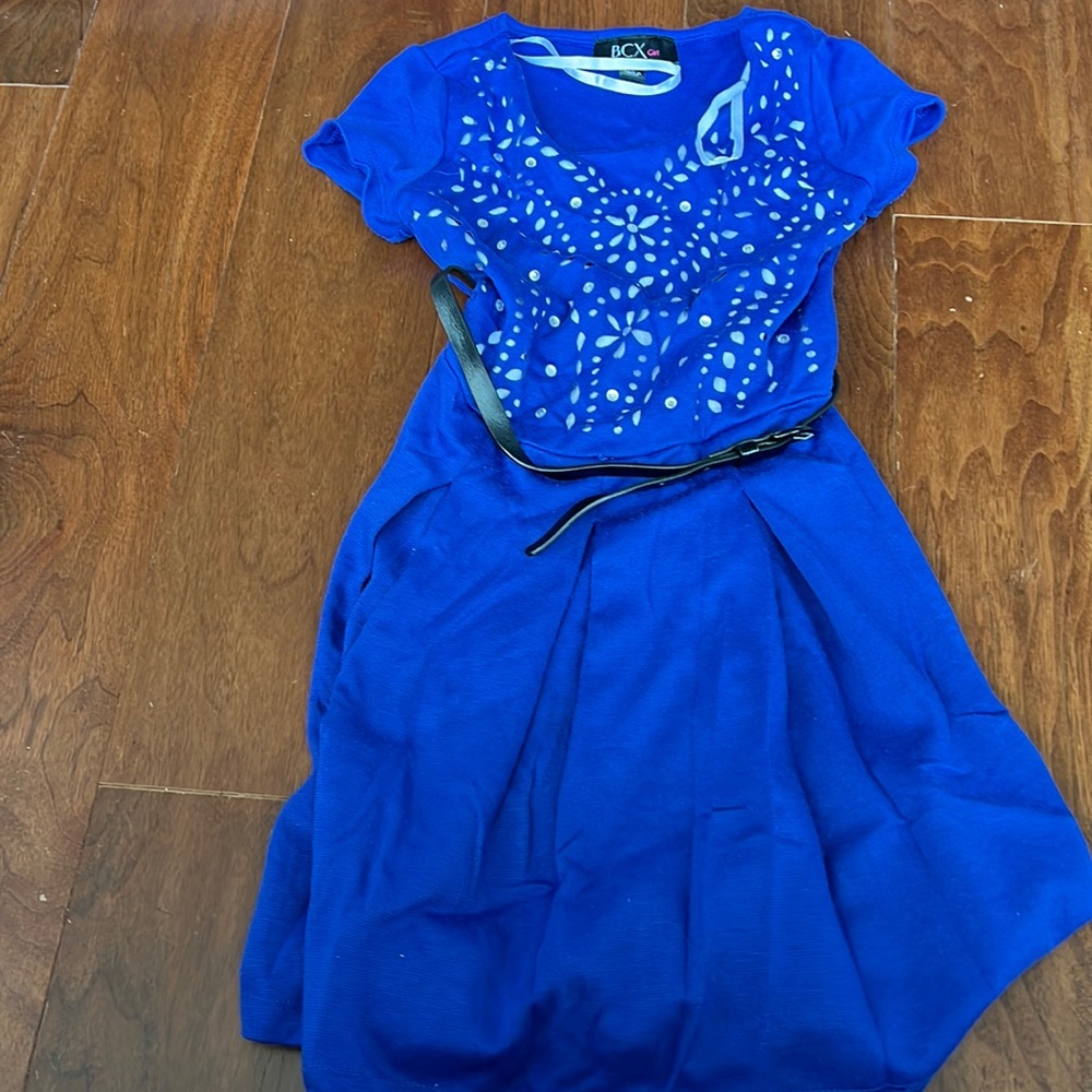 BCX dress in royal blue size 7